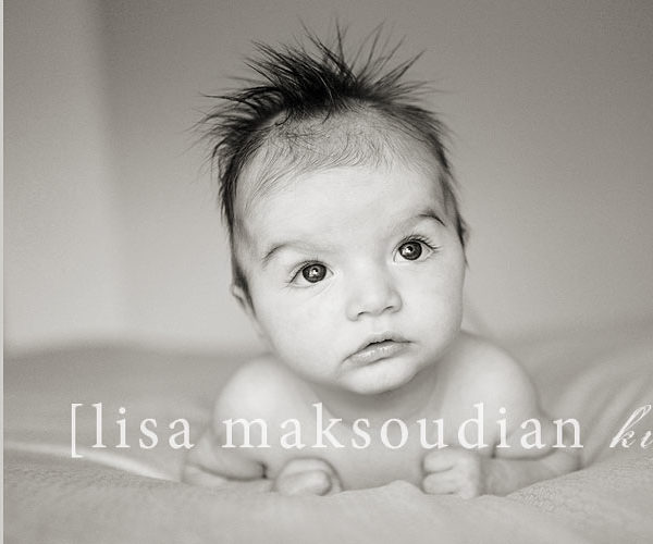 little M turns 3....months, that is!--lisa maksoudian-baby photographer, san luis obispo