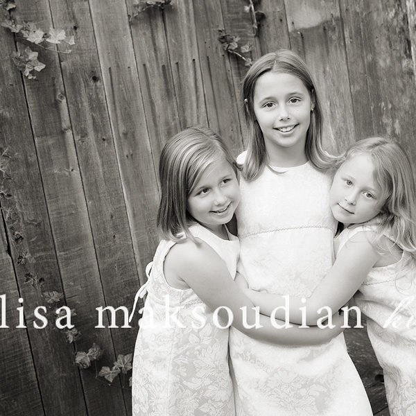 .a trio of angels.   san luis obispo children's photographer