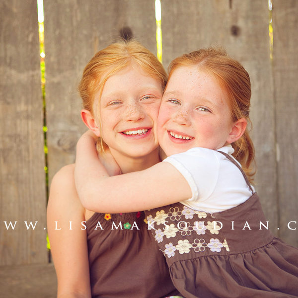 ladybugs and strawberry blondes | california children's photographer