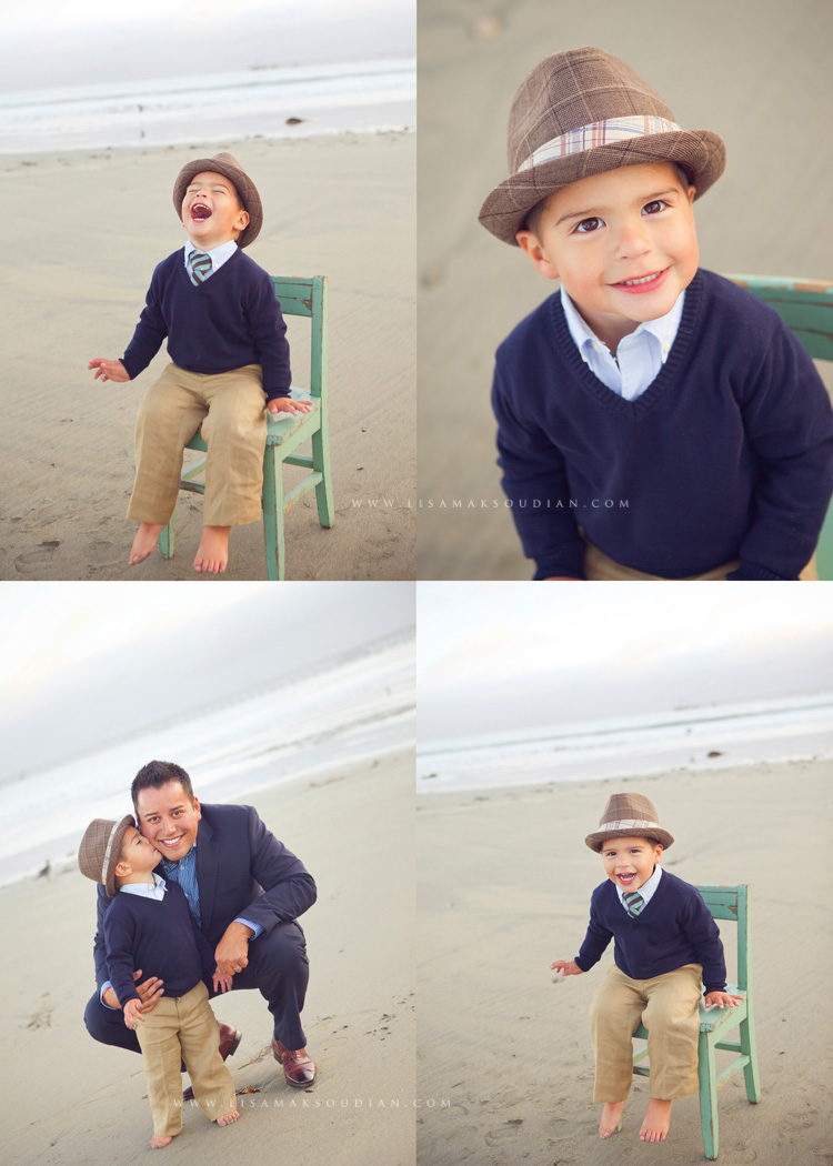 Modern Kids Beach Portraits on the Central Coast of California, Avila Beach